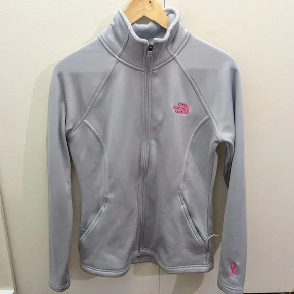 The North Face Zip Up Jacket (RARE Pink Ribbon) - Picture 2 of 4